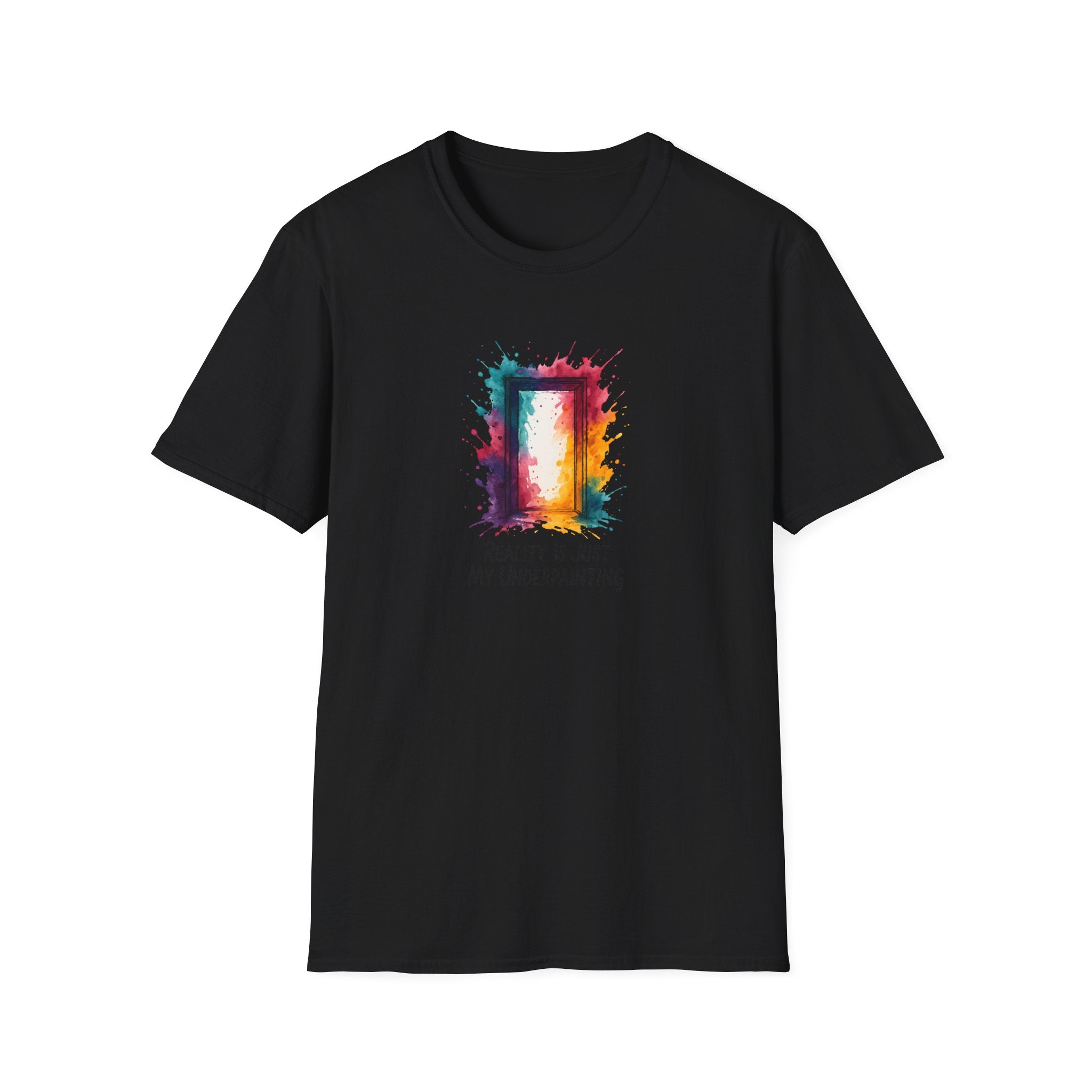 Rainbow Watercolor Frame T-Shirt
