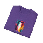 Rainbow Watercolor Frame T-Shirt