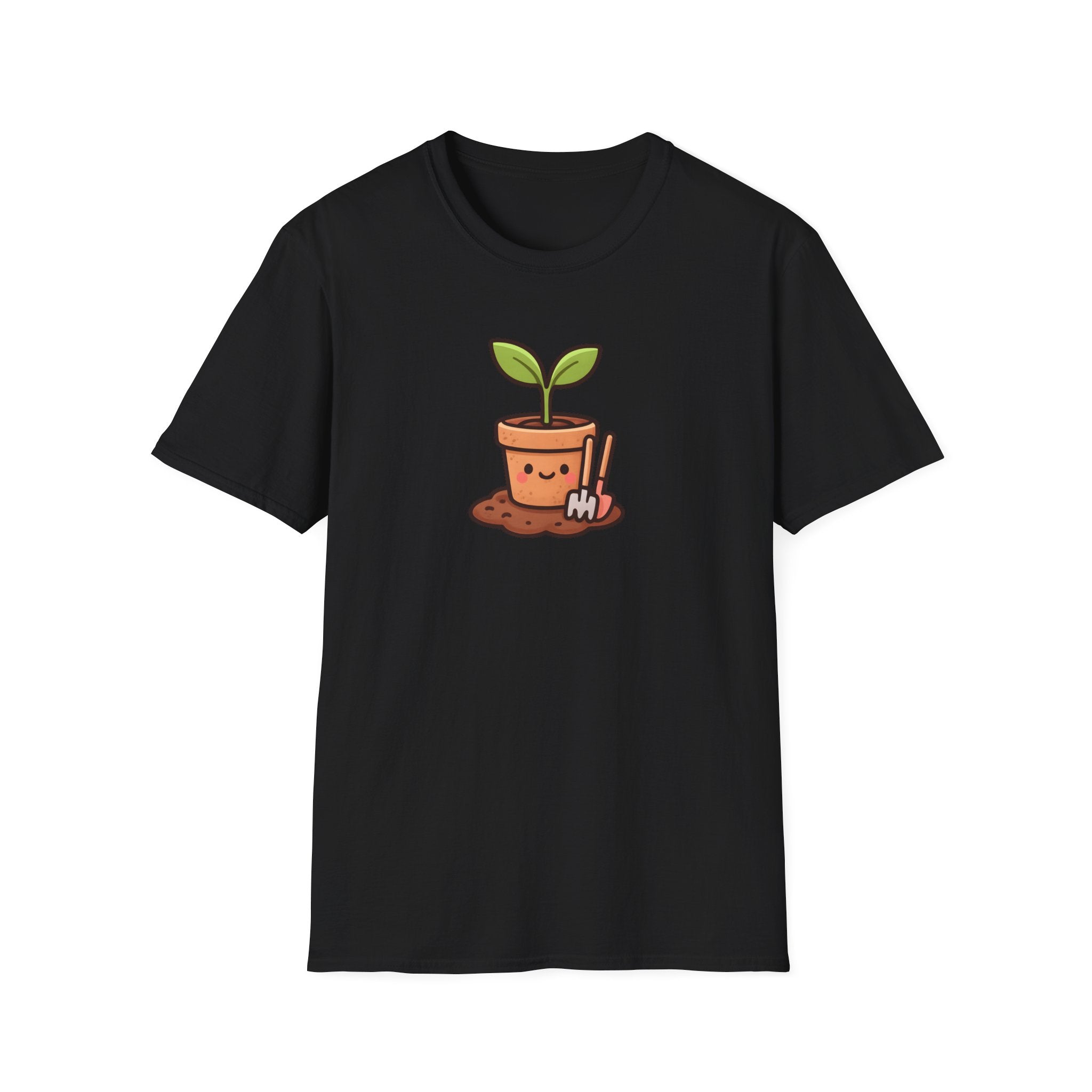 Smiling Plant in Pot T-Shirt