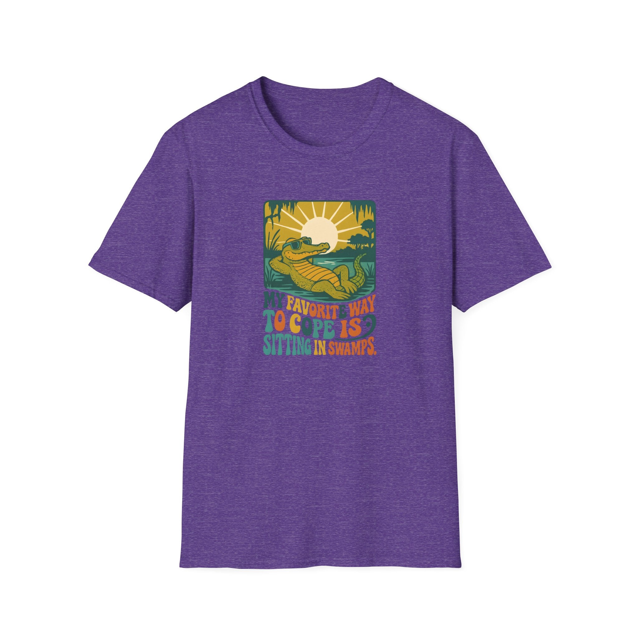Alligator lounging in swamp T-Shirt