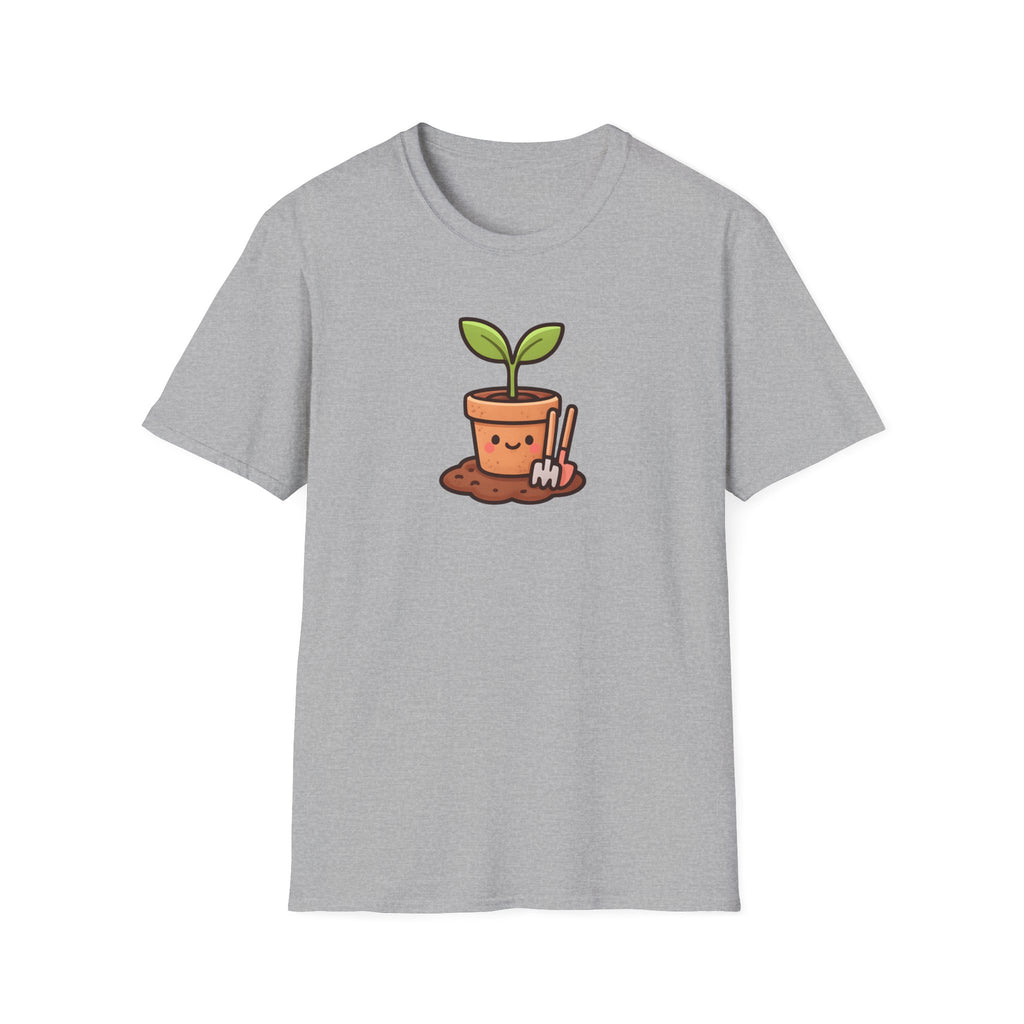 Smiling Plant in Pot T-Shirt
