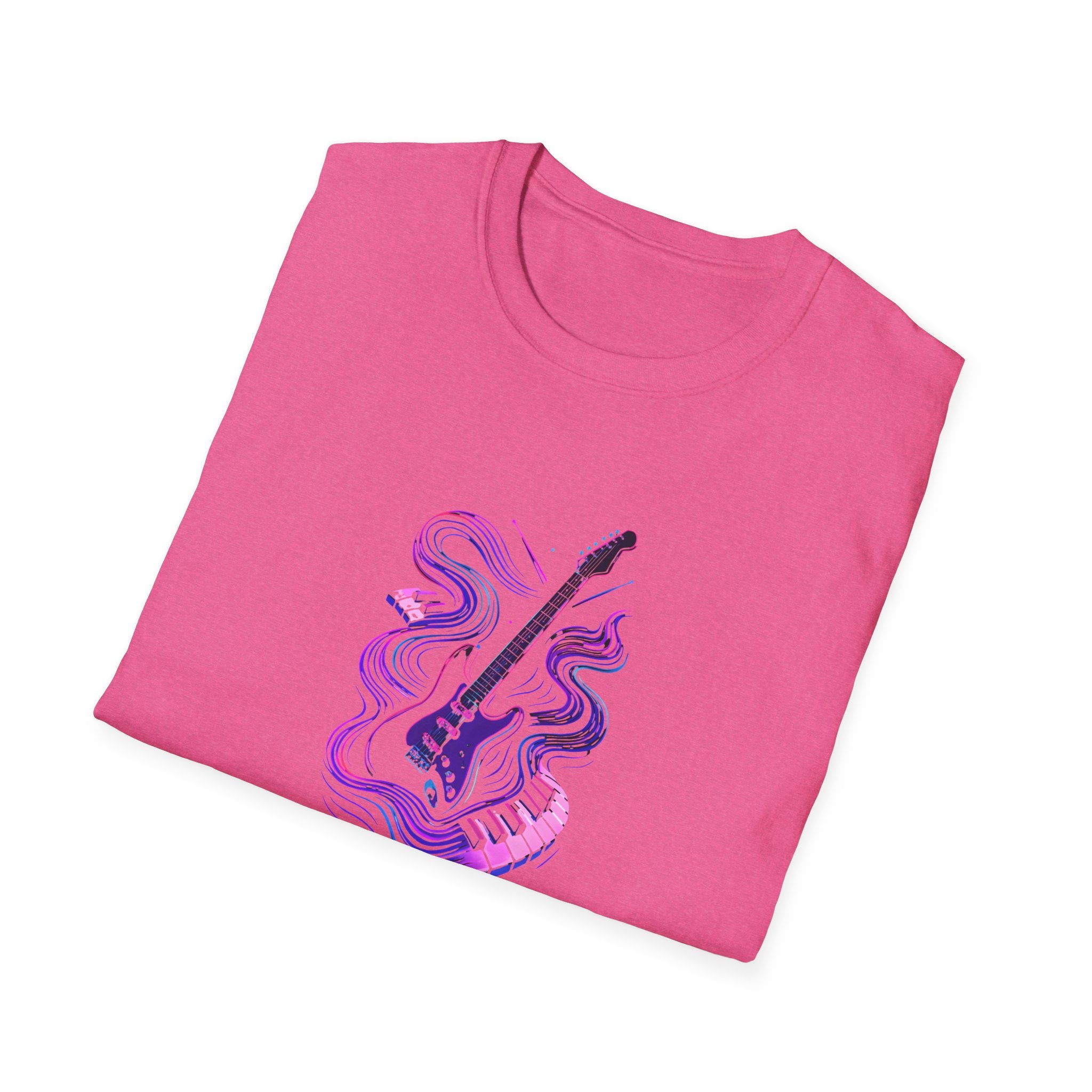 Neon Electric Guitar T-Shirt