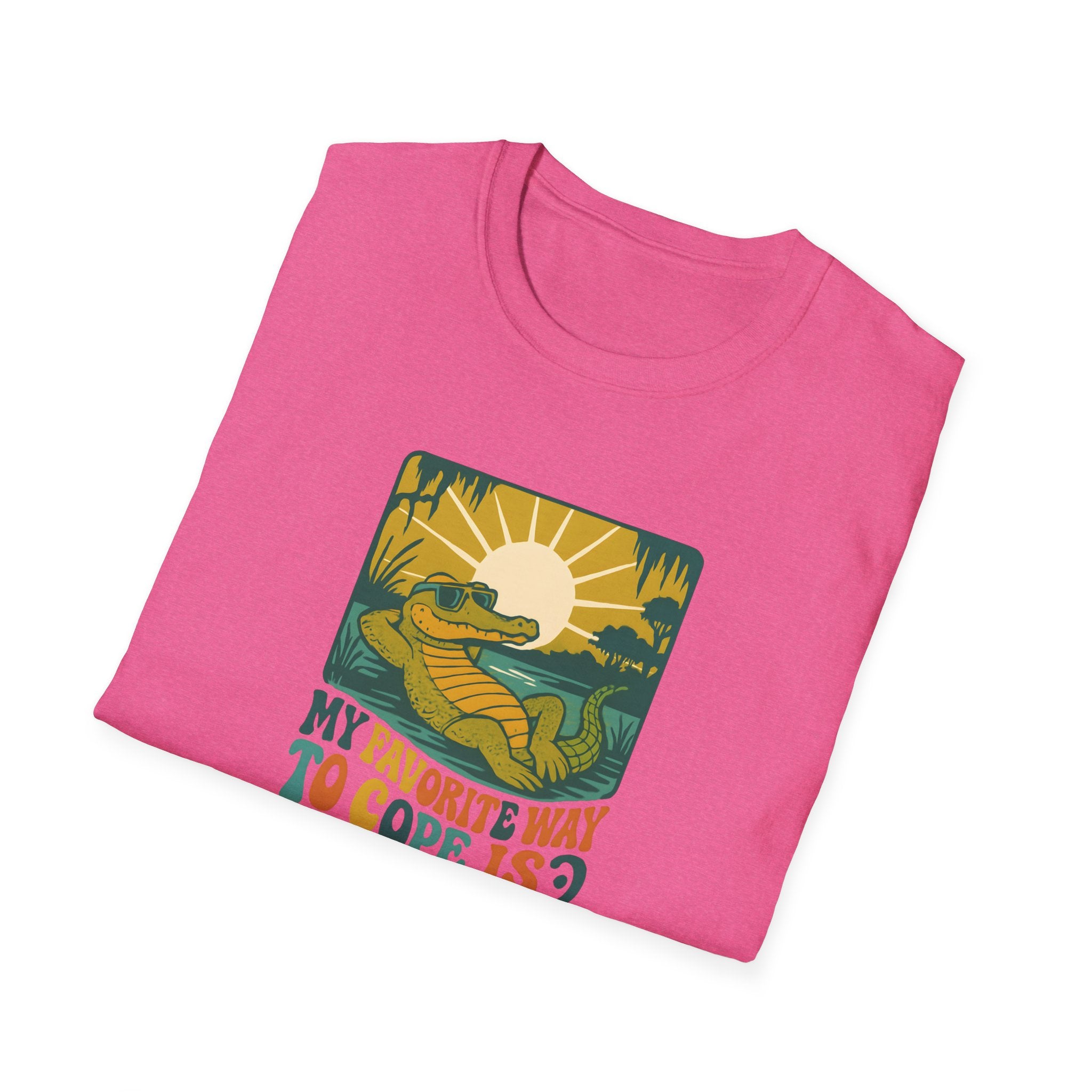 Alligator lounging in swamp T-Shirt