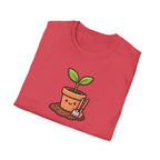 Smiling Plant in Pot T-Shirt