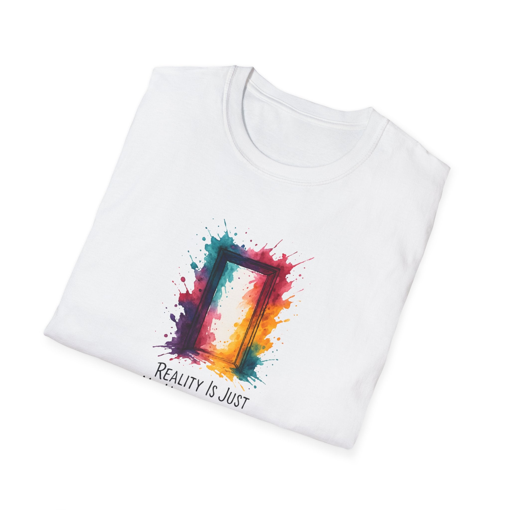 Rainbow Watercolor Frame T-Shirt