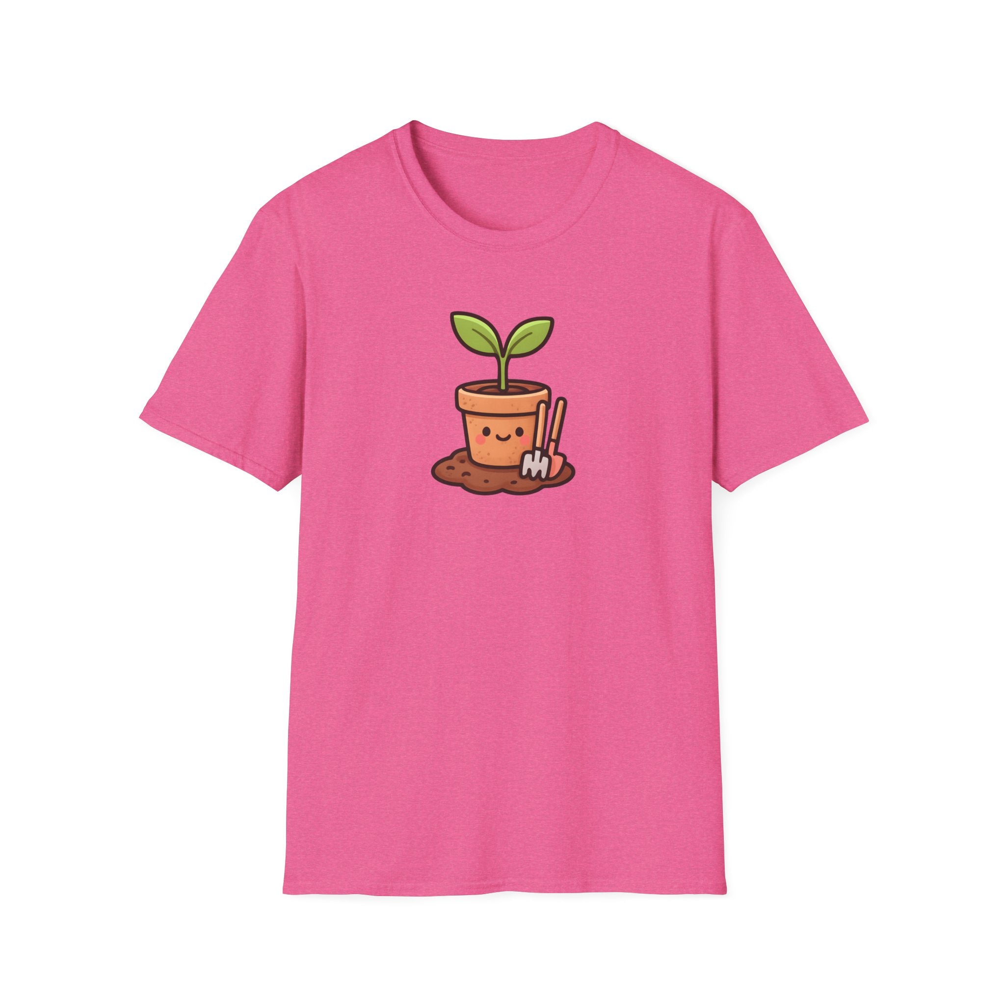 Smiling Plant in Pot T-Shirt