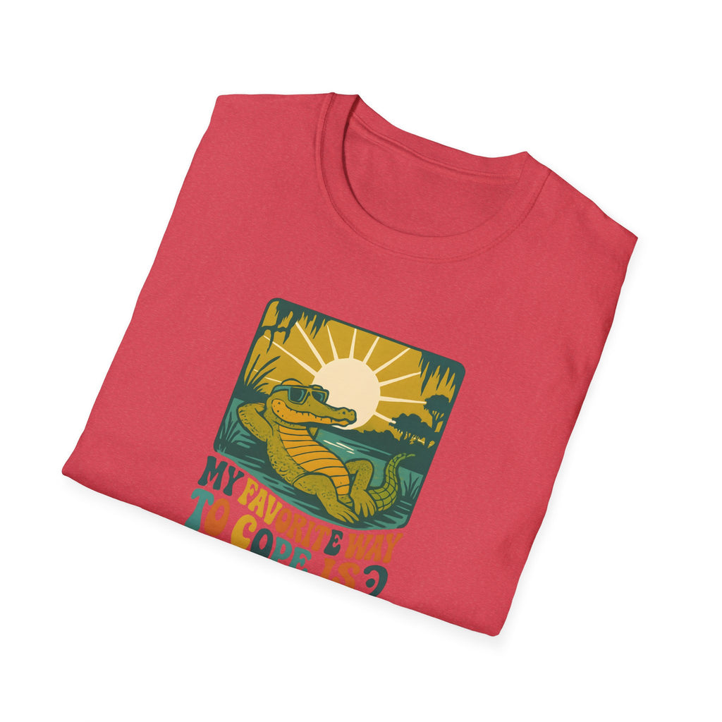 Alligator lounging in swamp T-Shirt