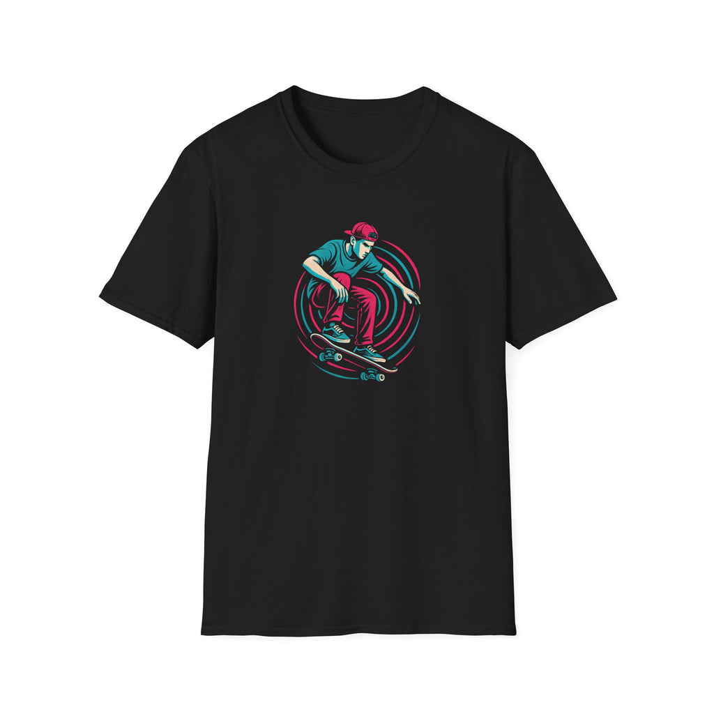 Skateboarder performing trick T-Shirt