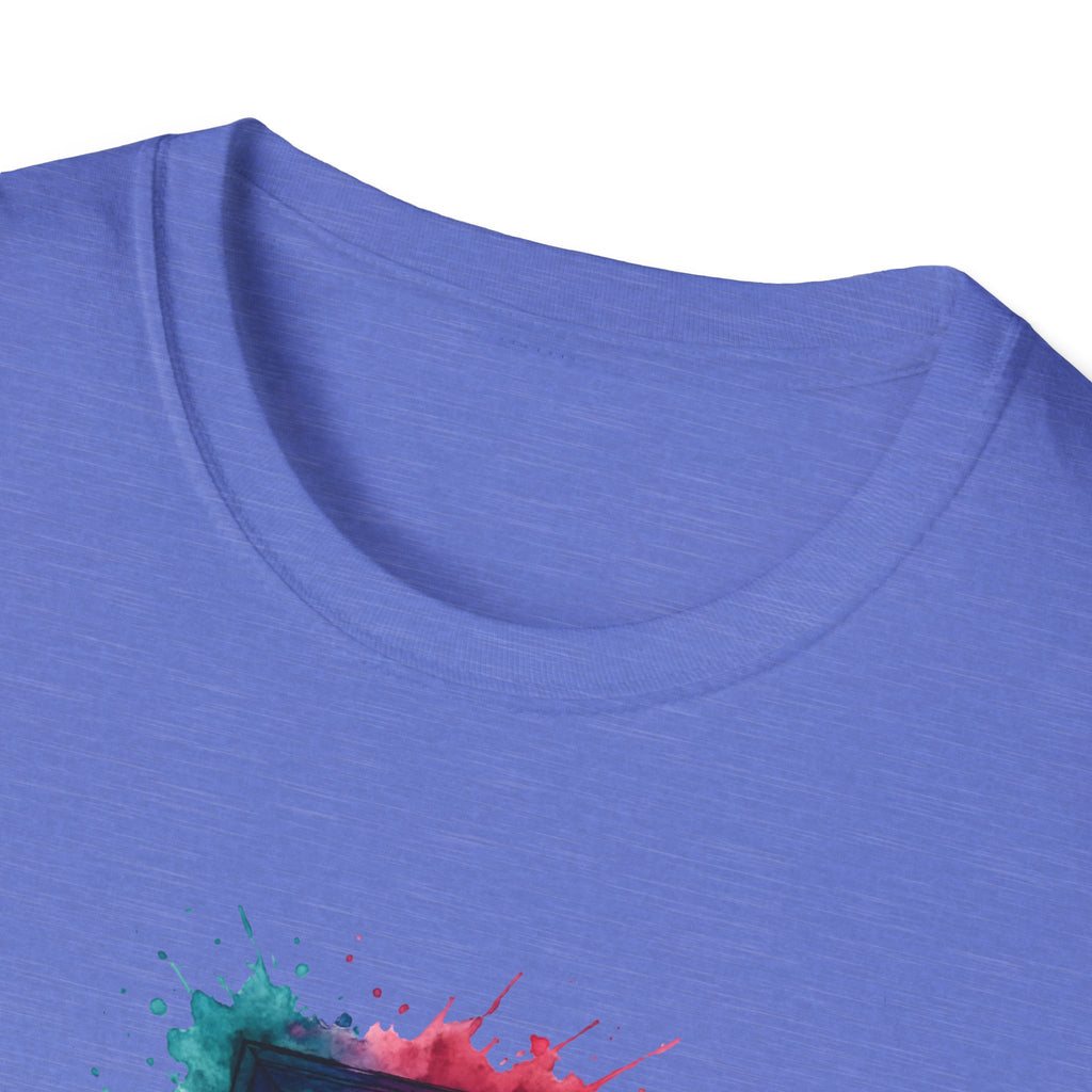 Rainbow Watercolor Frame T-Shirt