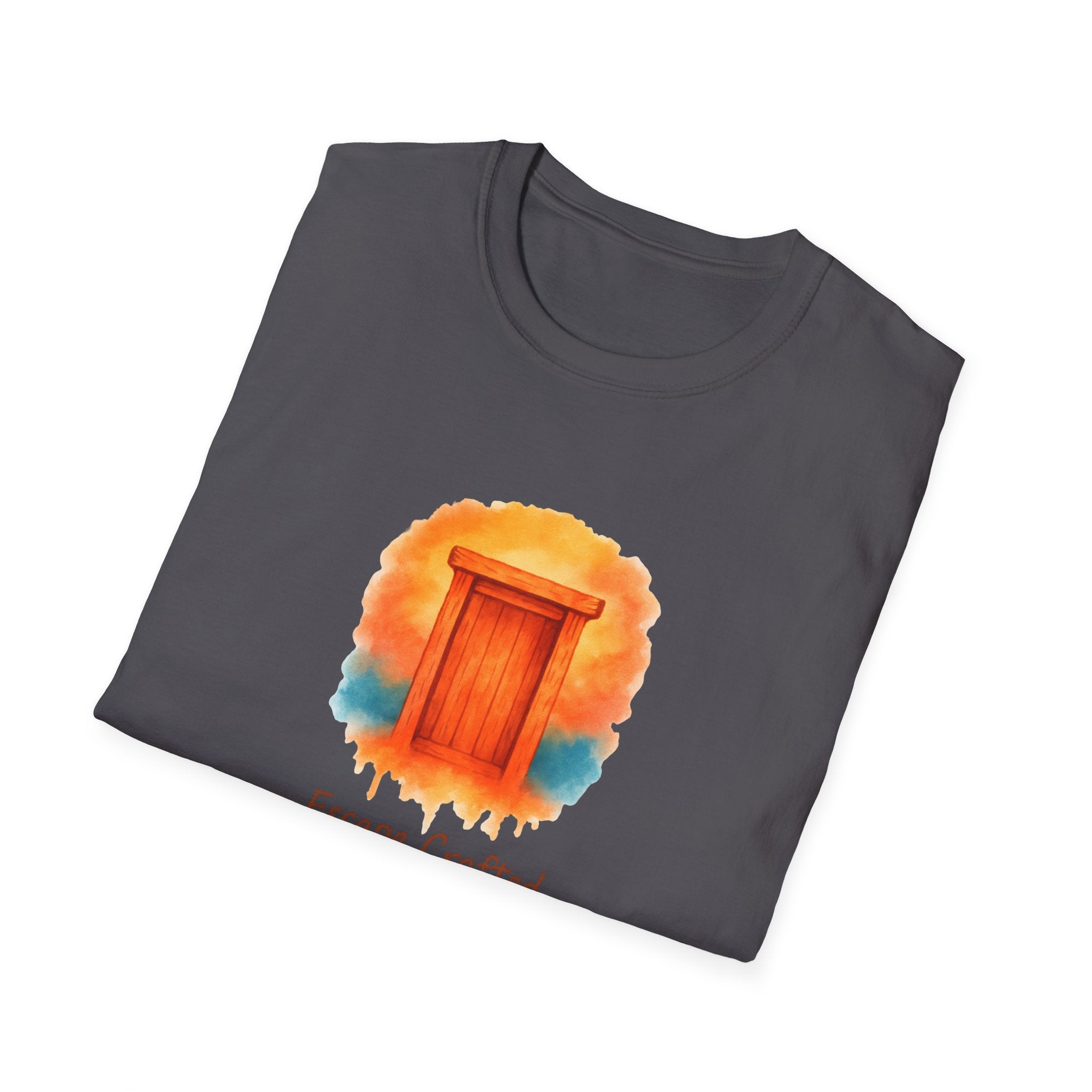 Wooden Door Illustration T-Shirt